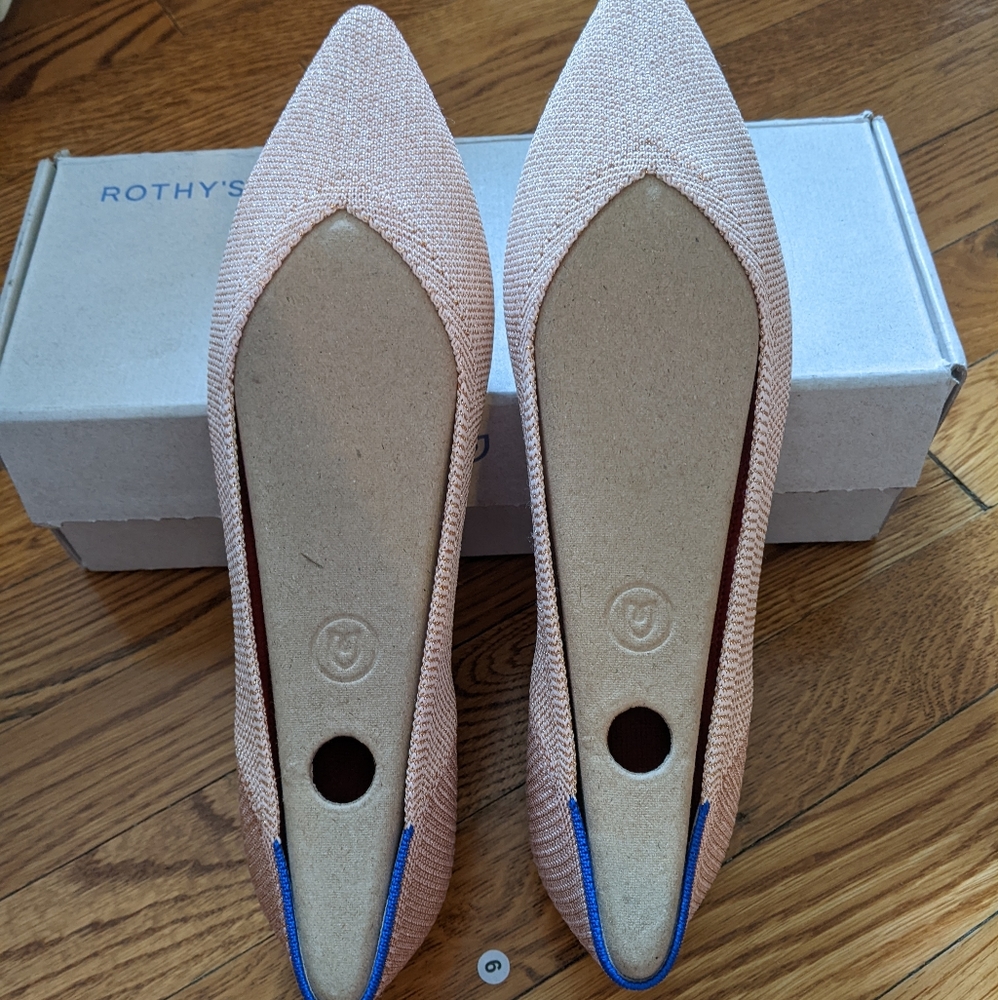 Metallic Rose Points Rothy's